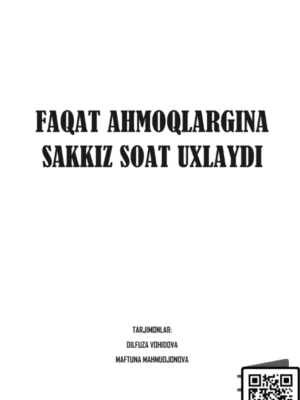 faqat axmoqlargina 8 soat uxlaydo pdf kitob yuklab olish pdf rasmlar